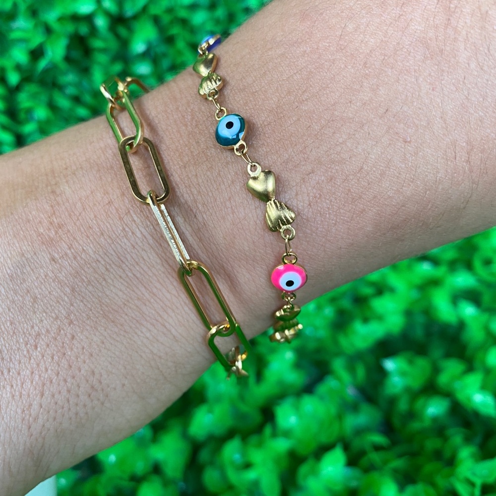Eyes bracelet💜💖💙💚💛